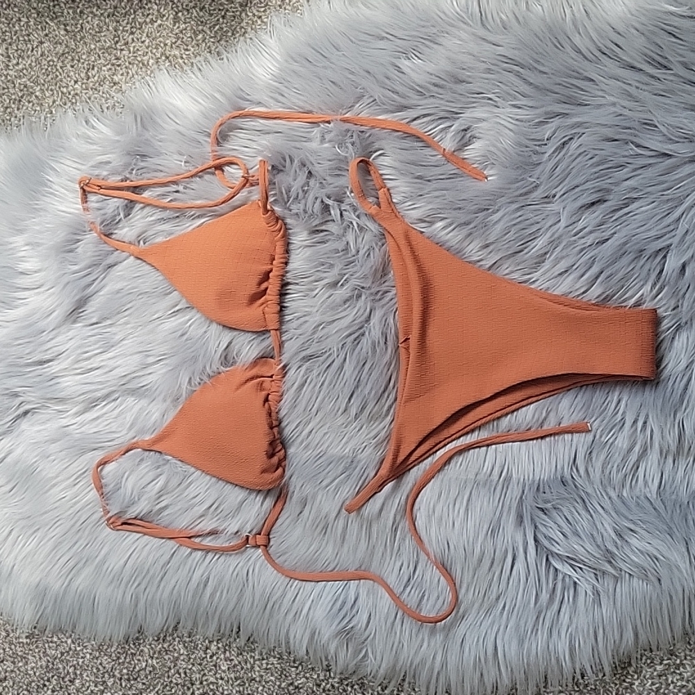 Burnt Orange Zaful Bikini